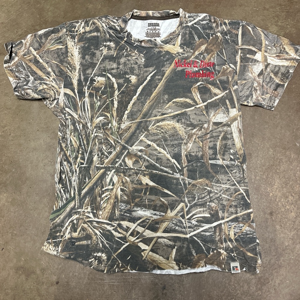 Russell Athletic Camo Short Sleeve Tee